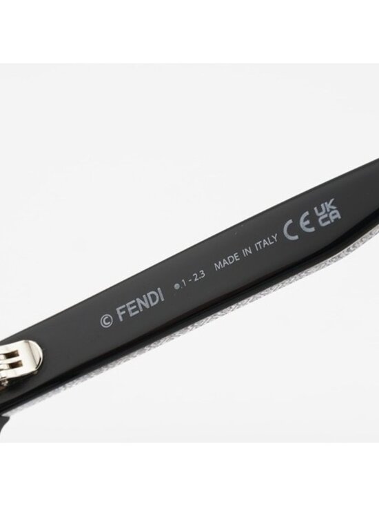 Fendi FE50070I 001 Eyeglasses Black 54mm Square Frame main image 7